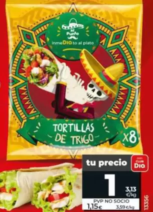 Dia Al Punto - Tortillas De Trigo 100%