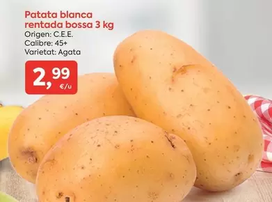 Patata Blanca Rentada