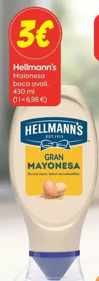 Hellmann's - Maionesea Boca Avall