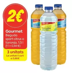 Gourmet - Beguda Sport Citrus O Taronja