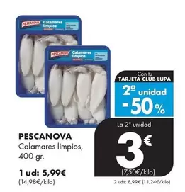 Pescanova - Calamares Limpios