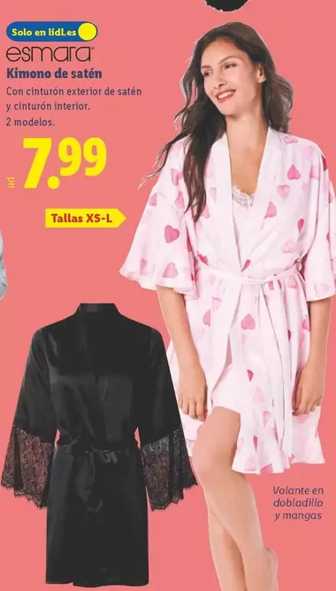 Esmara - Kimono De Satén