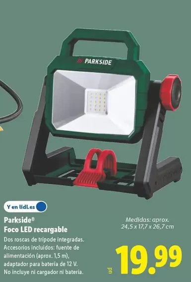 Parkside - Foco Led Recargable
