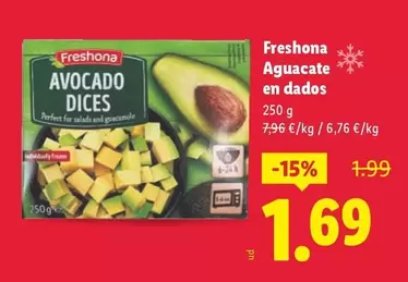 Freshona - Aguacate En Dados