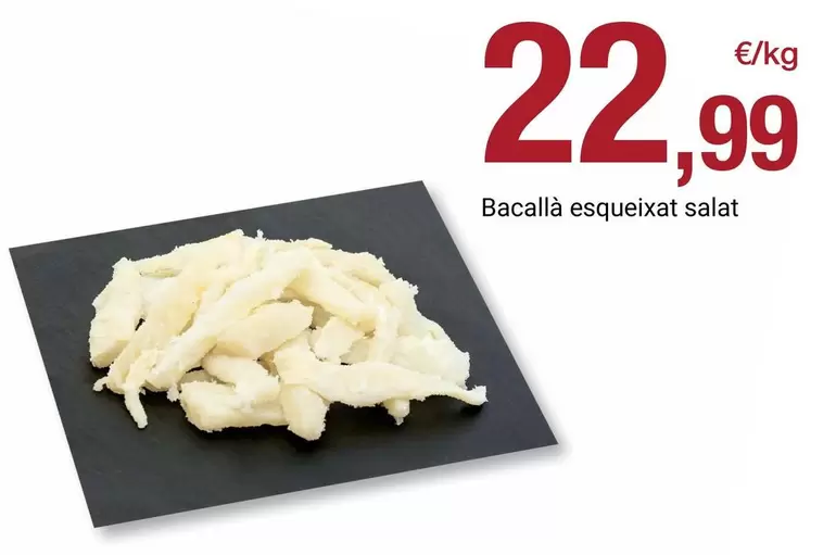 Bacallà Esqueixat Salat