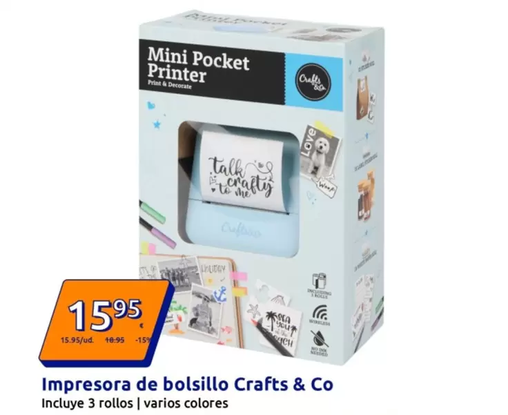 Pocket - Impresora De Bolsillo Crafts & Co