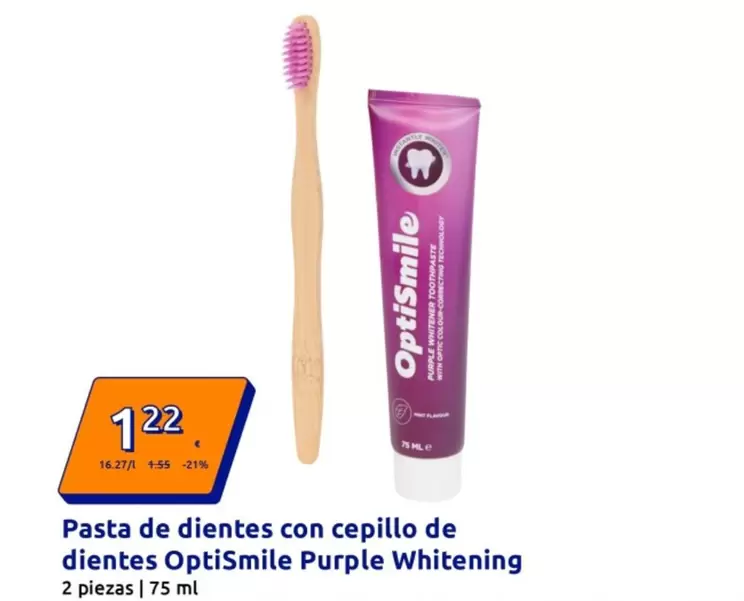 Optimals - Pasta De Dientes Con Cepillo De Dientes
