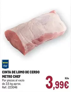Metro Chef - Cinta De Lomo De Cerdo
