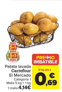 Carrefour El Mercado - Patata Lavada