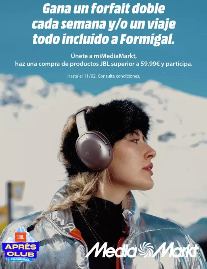 JBL - Gana Un Forfait Doble Cada Semana Y/ Un Viaje Todo Incluido A Formigal