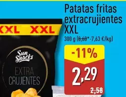 Sun Snacks - Patatas Fritas Extracrujientes Xxl