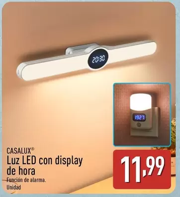 Casalux - Luz Led Con Display De Hora
