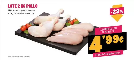 Lote 2 Kg Pollo