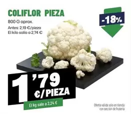 Coliflor Pieza
