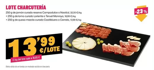 Campodulce - Lote Charcutería