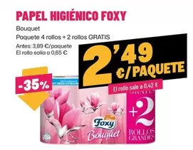 Foxy - Papel Higienico