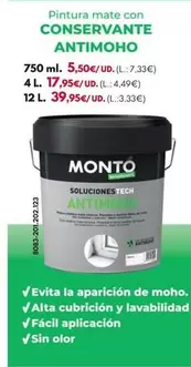 Montó - Antimoho - Blanca 12l