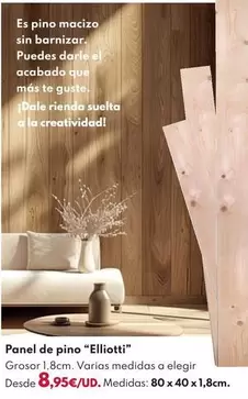 Panel De Pino Elliotti