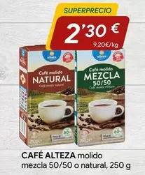 Alteza - Cafe Molido Mezcla 50/ 50 O Natural