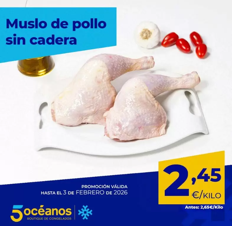 Muslo De Pollo Sin Cadera