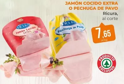 Ricura - Jamon Cocido Extra O Pechuga De Pavo