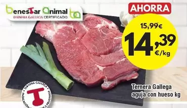 Gallega - Ternera  Aguja Con Hueso