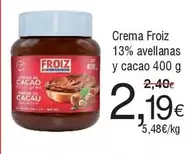 Froiz - Crema  13% Avellanas Y Cacao
