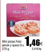 Froiz - Mini Pizzas Jamon Y Queso