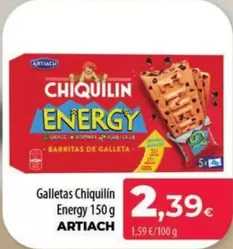 Artiach - Galletas Chiquilin Energy