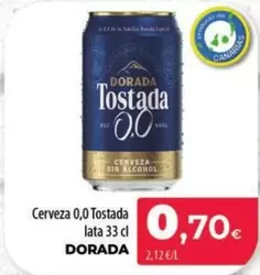 Dorada - Cerveza 0,0 Tostada
