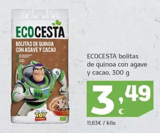 Ecocesta - Bolitas De Quinoa Con Agave Y Cacao