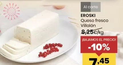 Eroski - Queso Fresco Villalon