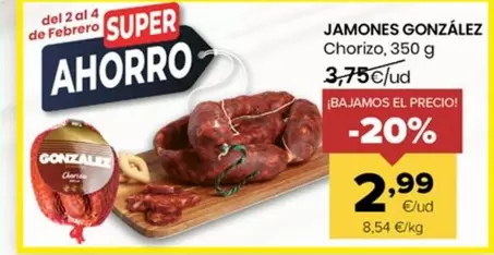 Jamones González - Chorizo 