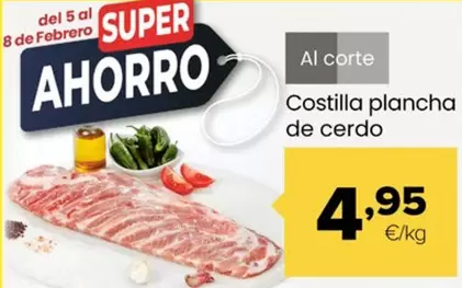 Costilla Plancha De Cerdo