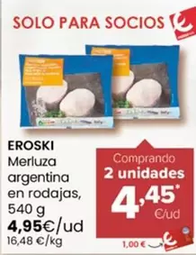 Eroski - Merluza Argentina En Rodajas