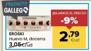 Eroski - Huevo M, Docena