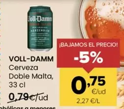 Voll-Damm - Cerveza Doble Malta
