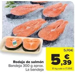 Rodaja de salmón