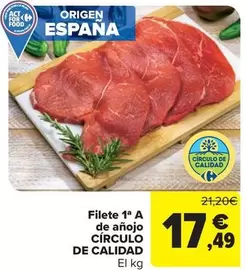 origen - Filete 1a A De Añojo