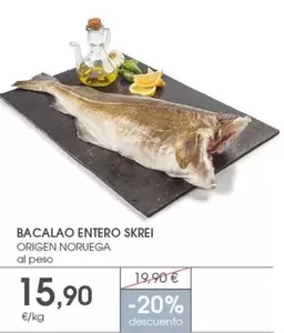 origen - Bacalao Entero Skrei
