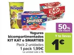 Nestlé - Yogures Bicompartimentados