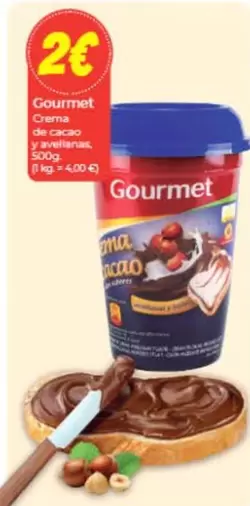 Gourmet - Crema De Cacao Y Avellanas