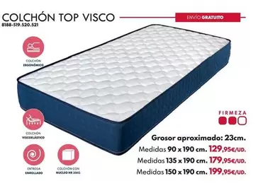 Colchón Top Visco - 135X190X23CM *DS