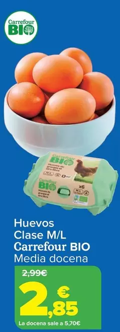 Carrefour Bio - Huevos Clase M/L