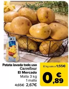 Carrefour El Mercado - Patata Lavada Todo Uso