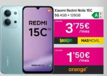 Xiaomi - Redmi Note15C 5G 4GB + 128GB