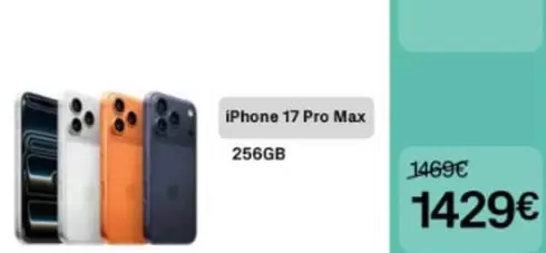 Apple - Iphone 17 Pro Max 256GB