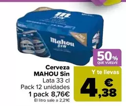 Mahou - Cerveza Sin