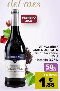 Carta De Plata - V.t Castilla