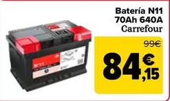 Carrefour - Bateria N11 70Ah 640A
